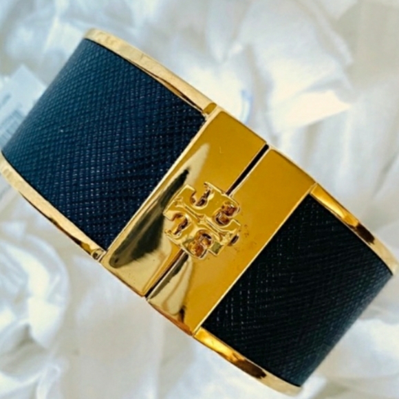 Tory Burch Black Statement Piece Cuff - Picture 7 of 15